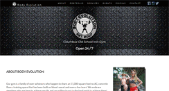 Desktop Screenshot of bodyevolutioncolumbus.com