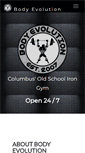 Mobile Screenshot of bodyevolutioncolumbus.com